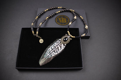 The Stevie Ray Feather Necklace