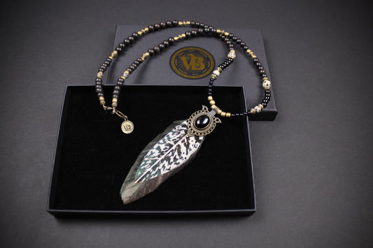 The Stevie Ray Feather Necklace