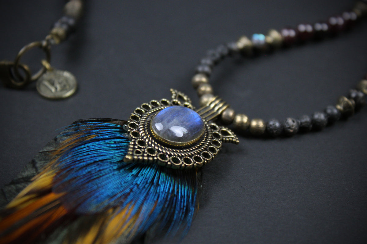 The Hendrix Feather Necklace
