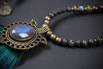 The Hendrix Feather Necklace